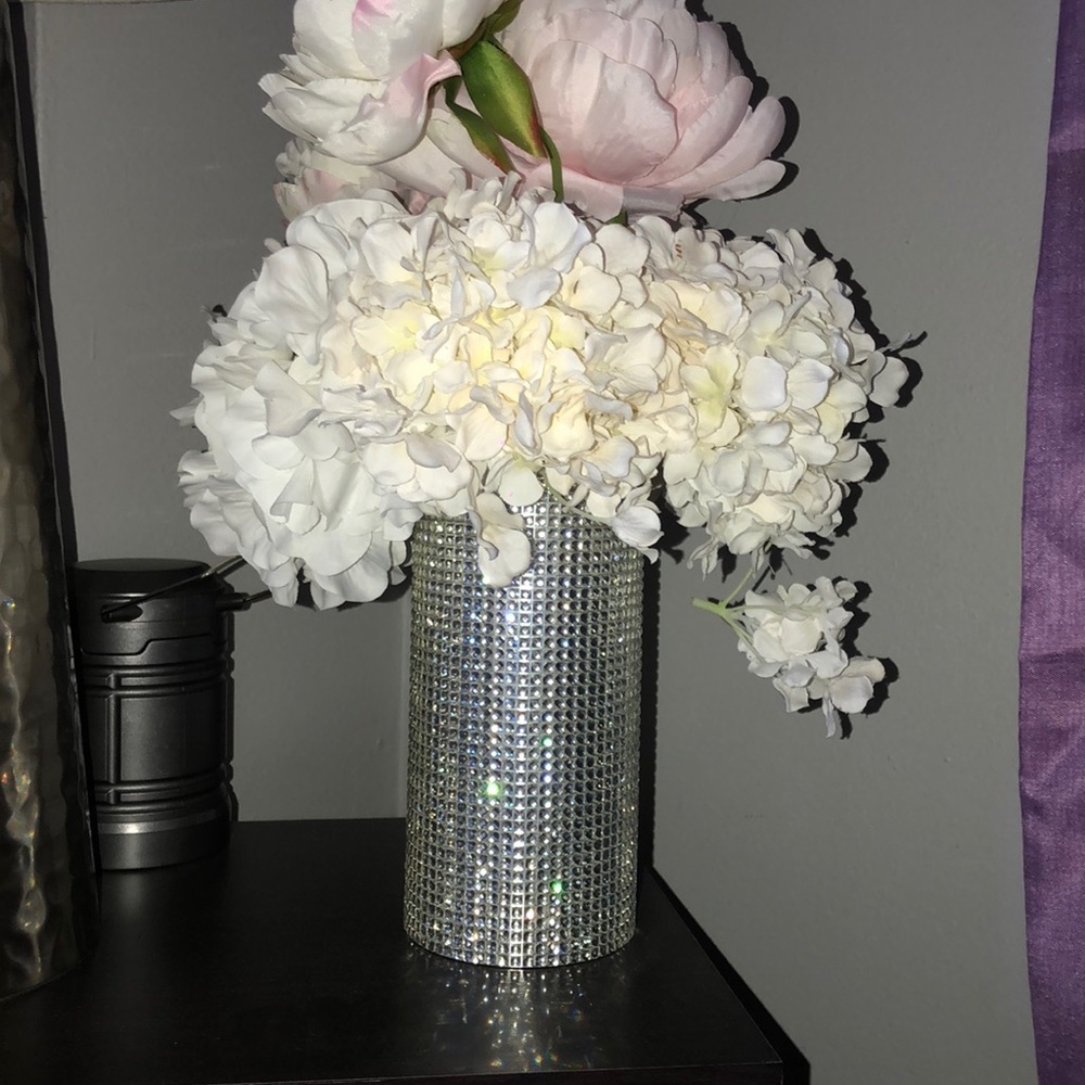 Bling custom made vase